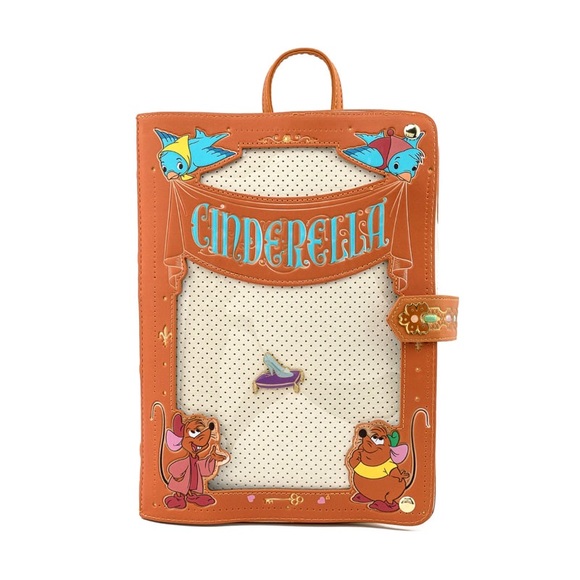 Loungefly Handbags - Loungefly Disney Cinderella Pin Trader Collectors Mini Backpack